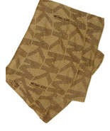 Michael Kors Signature MK Logo Camel &amp; Brown Infinity Scarf New With Tag... - €21,16 EUR