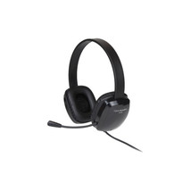 Cyber Acoustics AC-6008 Stereo Headset K-12 With Mic Combo Audio Plug Flex Boom - £36.28 GBP