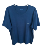 Hugo Boss T-Shirt Logo Dark Blue Mens Size XXL Short Sleeve Reg Cotton - $20.29 CAD