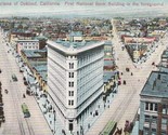 Vintage Pnc Cartolina - Panorama Di Oakland California - Primo National ... - £5.60 GBP