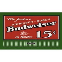 Budweiser Glossy Billboard Insert LIONEL/AMERICAN Flyer - £5.57 GBP