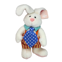 16&quot; VINTAGE RUSS BERRIE BLOOMERS WHITE BUNNY RABBIT STUFFED ANIMAL PLUSH... - $56.05