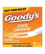 Goody&#39;s Pain Relief Powders, Extra Strength Headache Powder Cool Orange,... - $201.72 MXN