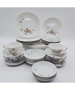 Noritake Maplewood Dinnerware Set 24-Pc  1960&#39;s B109 New Set. - $3,675.53 MXN