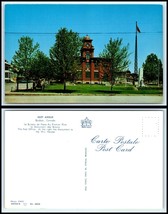 CANADA Postcard - East Angus, Post Office &amp; War Heroes Monument FZ9 - £2.53 GBP
