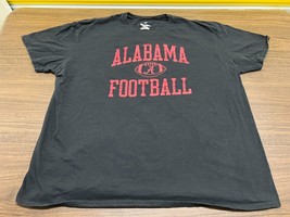 Alabama Crimson Tide Football Men&#39;s Black T-Shirt - Fanatics - 3XL - £11.95 GBP