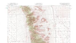 Reveille Peak Quadrangle Nevada 1952 Topo Map USGS 1:62500 Topographic - £16.43 GBP