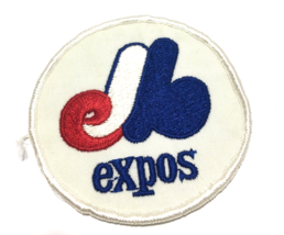 Vintage Baseball Montreal Expos Patch 70&#39;s Embroidered Stitched 3 1/2&quot; x 3 1/2&quot; - £25.40 GBP