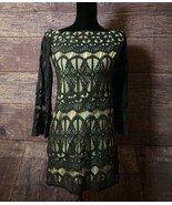 Black Tan Bell Sleeve Dress (Juniors) - $23.46
