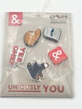 Crocs Hedley &amp; Bennett Chef Jibbitz Shoe Charms 5 Pack Cook Apron Hat De... - $14.58