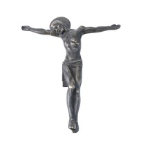 c1890 Antique French Bronze Crucifix - £158.85 GBP