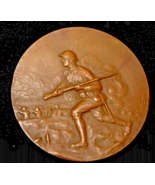 WWI 79TH Infantry &quot; Lorraine Division&quot; Commemorative Big Bronze Desk Medal - $298.71 CAD