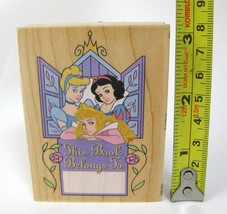 Disney Princess This Book Belongs To Rubber Stamp Aurora Cinderella Snow... - £10.78 GBP