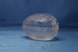 Avon Vintage Fostoria Mother&#39;s Day 1977 Cut Clear Glass Egg - £5.05 GBP