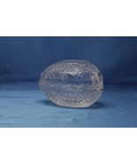 Avon Vintage Fostoria Mother&#39;s Day 1977 Cut Clear Glass Egg - £4.96 GBP