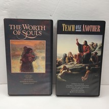 LDS VHS Tapes Set 2 The Worth Of Souls Teach One Another Johnny Lingo Ma... - £15.71 GBP