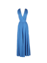 NWT Free People FP Beach Dani Convertible Jumpsuit in Sapphire Wide Leg ... - £65.56 GBP
