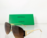 Brand New Authentic Bottega Veneta Sunglasses BV 1066 002 65mm Frame - $366.29
