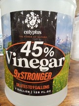 45% Pure Super Concentrated Vinegar | Dilutes to 9 Gallons | 248kb - £28.15 GBP
