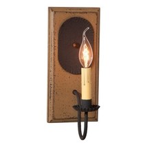 Wood &amp; Metal Wooden Wall Fixture Wilcrest Candle Sconce in Pearwood - $121.95