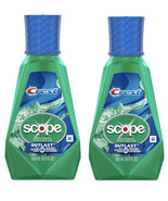 2Pk Crest Scope Outlast  Mouthwash Rinse-Bouche 5X Long Lasting Mint 16.... - $20.78