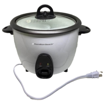 Hamilton Beach Electric Rice Cooker Food Steamer 16 Cups RC21 37516 White - $19.79