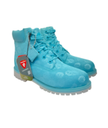 Timberland Kid’s 6" Premium Waterproof Boots A174M Maui-Blue Floral Size... - $78.37
