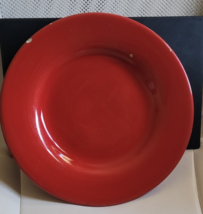 Ceramic Home Dinner Plate 10.75 Inches Round Red Decorative Trinket Target - $7.99