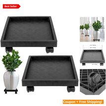 Durable Square Plant Caddy with Wheels – Perfect for Every Gardening Need - $50.44