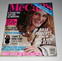 Julia Roberts McCall's Magazine Vintage 1993 Ivana Trump Cindy Crawford - $12.99