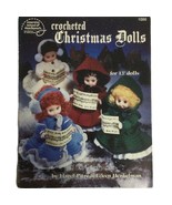 VTG Crocheted Christmas Dolls Pattern Booklet 1086 American School Of Ne... - $19.87