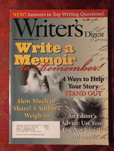 WRITERs DIGEST Magazine July 2002 Rick Moody Writing Memoirs - £11.24 GBP