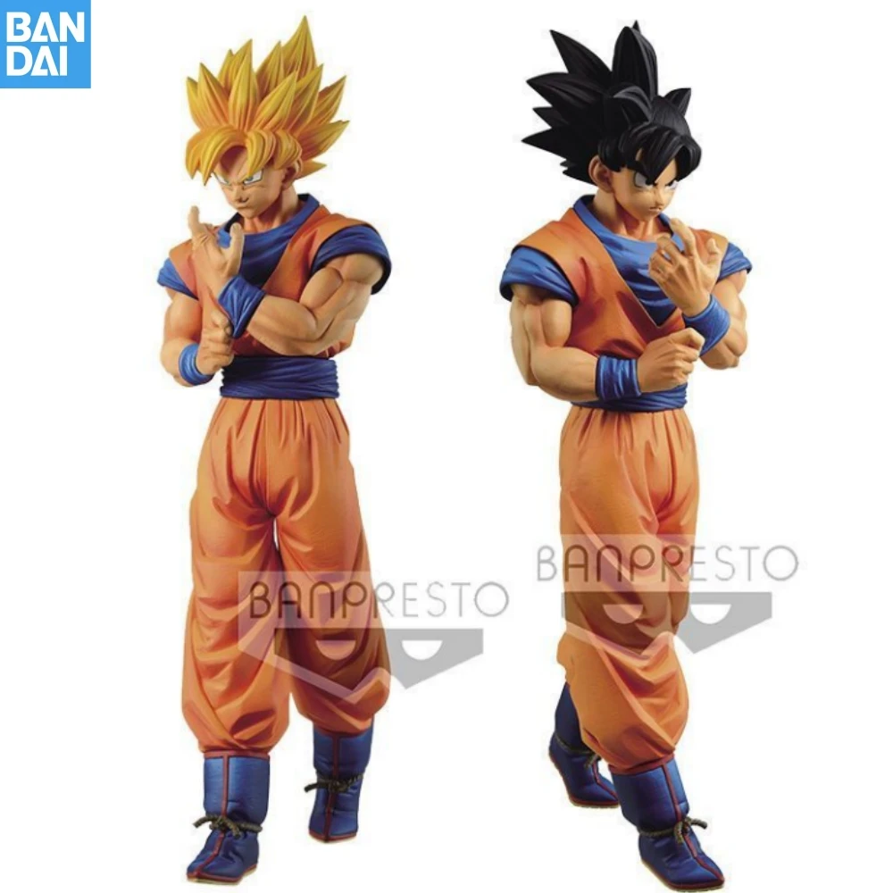 Bandai Original Anime Dragon Ball Genuine Banpresto Z Solid Edge 23cm Son Goku - £39.56 GBP+