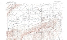 Dunphy Quadrangle, Nevada 1957 Topo Map USGS 15 Minute Topographic - £17.29 GBP