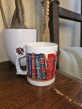 Barnes and Noble Cafe Spinner Coffee Mug Library Books Tea Cup Author Fidget - $12.16