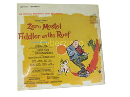 Fiddler On The Roof Zero Mostel Broadway 33 rpm Vinyl LP Preowned Vintage 1964 - £11.10 GBP