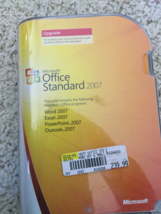Microsoft office standard 2007 Upgrade up to three PCs includes keyl - $29.99