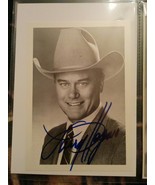 Larry Hagman Hand-Signed Autograph With Lifetime Guarantee - £62.48 GBP