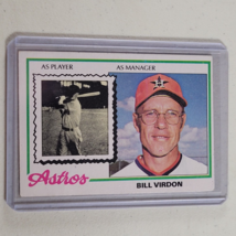 Bill Virdon 1969 Topps Baseball Card #279 Houston Astros Manager - £3.72 GBP