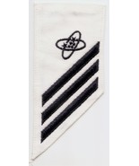 Vintage USN US Navy E-3 Electronics Technician Dress White Insignia Rank... - $4.00