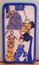 Sigma Gamma Rho Sorority Embroidered Diva Lady Luggage Tag - £5.19 GBP