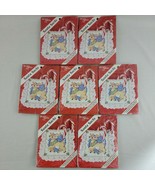 XMAS Gift Bag Embroidery Kits 7 Lot Reindeer Snack Candy Cane Goody Orna... - £14.90 GBP