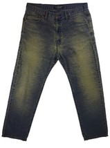 Vtg Polo Jeans Ralph Lauren Mens 34X32 Hayden Corduroy Pants Blue W/Yellow  - £29.60 GBP