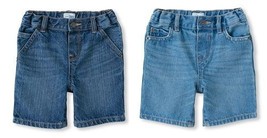 The Childrens Place Toddler Boys Jean Shorts Size 12-18 Months NWT - £7.75 GBP