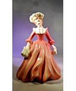 1951 Florence Ceramics HP Pink Julie Gift and Card Figurine - £118.51 GBP