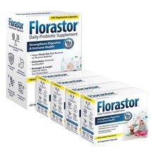 Florastor Daily Probiotic Supplement 250MG With D3 Flora Store 120 Capsules New - £74.95 GBP