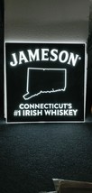 RARE NOS Jameson Connecticut&#39;s #1 Irish Whiskey Lighted LED Neon Bar Sig... - £294.89 GBP