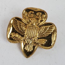 Vintage Girl Scout Lapel Pin Gold Tone - £9.10 GBP