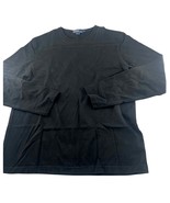 Polo Ralph Lauren T-Shirt Mens Medium Black Long Sleeve Pullover Casual ... - $212.77 MXN