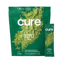 Cure Matcha Energizing Green Tea Mix EXP1/24 - Natural Energy Drink with - £10.35 GBP